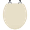 Ver imagem 1 de Assento Sanitário Soft Close Convencional Oval Marfim para Vaso Celite