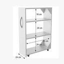 Ver imagem 3 de Organizador para Escritório 2 Gavetas 100% Mdf Livros Sala