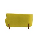 Ver imagem 7 de Namoradeira Sofá Feijão Lounge 120cm Orgânica Veludo Amarelo