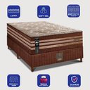 Ver imagem 2 de Cama Box Solteiro Colchão + Box 88x188x76 com Espuma Látex Robust Gel 220 Caramelo Cama Inbox