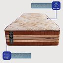 Ver imagem 4 de Cama Box Solteiro Colchão + Box 88x188x76 com Espuma Látex Robust Gel 220 Caramelo Cama Inbox