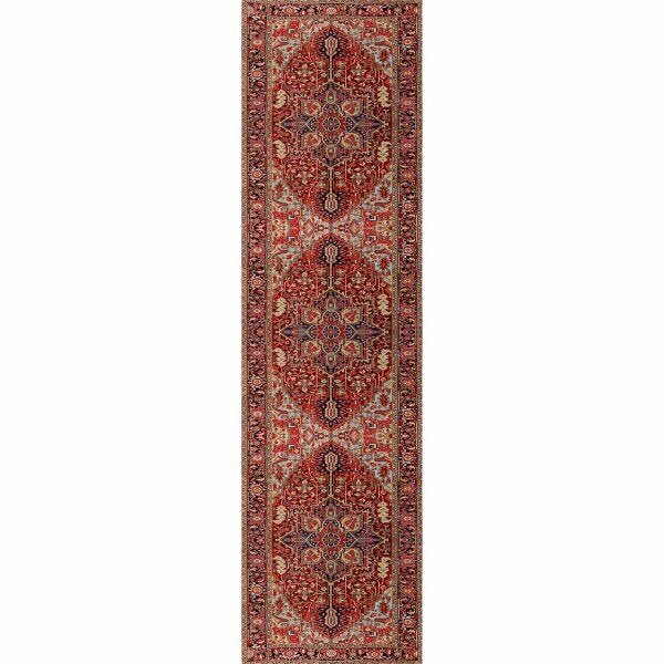 Tapete Passadeira Persian Heriz Casa Meva Antiderrapante 66x240cm - 2