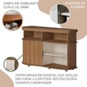 Ver mais imagens de Buffet Porta de Correr 120 Cm 4736 Cinamomo Off White Arly