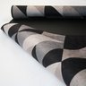 Tapete Passadeira Geométrico Black & Gray Casa Meva Antiderrapante 66x240cm - 2