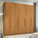 Ver imagem 4 de Guarda Roupa Casal Master New 8 Portas e 4 Gavetas Cinamomo - Santos Andirá