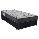 Ver imagem 1 de Cama Box Solteiro Suede + Colchão de Espuma D33 - Sereneprime - 88cm Preto