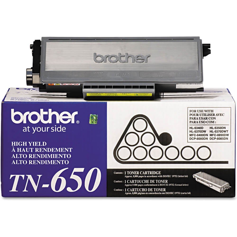 Toner Brother Tn650 Tn-650 Tn650s Dcp8080dn Dcp8085dn Hl5340d Hl5370dw Original 8k