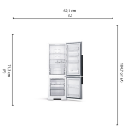 Geladeira Consul 397L Frost Free CRE44BB Branca - 5