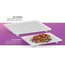 Ver imagem 3 de Tabuleiro Retangular Suporte Bolo Linha Festa Branco 35 x 40