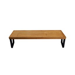 Conjunto Mesa Industrial Bernardo 2,50m Ferragem Preta com 2 Bancos Industrial Bernardo - 3