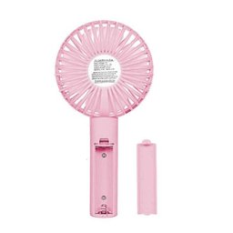 Mini Ventilador Mão Portátil 3 Velocidade Recarregável Rosa - 1