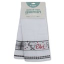 Ver imagem 1 de Kit Pano de Copa 2 Peças Gourmet Cheff + Xadrez