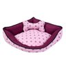 Cama Pet de Canto Luna Top Média Realeza Rosa - 1