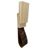 Gancho Pinus Retangular Duplo com Courino Rajado - 1