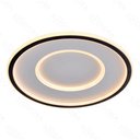 Ver imagem 1 de Plafon Led 40cm 49w 3500lm 3000k Bivolt Metal Preto e Silicone