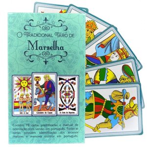 O Tradicional Taro de Marselha 78 Cartas Plastificado