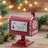 Caixa de Correio Natalina em Metal Vermelho North Pole - 26cm - 2