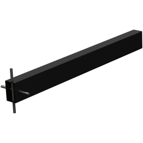Suporte Pia Chumbar Bancada Mesa 50 Cm Preto