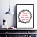 Ver imagem 1 de Quadro Decorativo Tudo Passa, até Uva Passa 45x34cm:madeira Preta