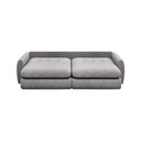 Ver imagem 5 de Sofá Luka Retrátil 2.10m sem Caixa Pillow Top Molas Ensacadas Design Moderno para Sala - Cinza
