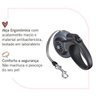 Guia Retrátil Smart Walk Sistema Abs Fita 5M 12Kg (P) Preto - 3