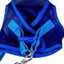 Ver imagem 2 de Kit Colete Aerado Com Velcro E Proteção para a cabeça Azul M