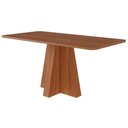 Ver imagem 1 de Mesa de Jantar 6 Lugares Tampo Mdf 160x80 Cm 20593 Cinamomo Molci