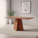 Ver imagem 4 de Mesa de Jantar 6 Lugares Tampo Mdf 160x80 Cm 20593 Cinamomo Molci