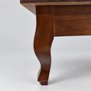 Ver imagem 6 de Mesa de Centro Sala Retangular 75x55 Luiz Xv Madeira Maciça Castanho