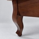 Ver imagem 5 de Mesa de Centro Sala Retangular 75x55 Luiz Xv Madeira Maciça Castanho