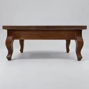 Ver imagem 7 de Mesa de Centro Sala Retangular 75x55 Luiz Xv Madeira Maciça Castanho