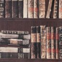 Ver imagem 1 de Papel de Parede Vinílico Glass Mosaic - Book Am Rolo 53cmx10m Estampado Livros JW3159