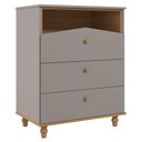 Ver imagem 2 de Quarto de Bebê Completo Berço Americano e Cômoda Permobili Baby Fendi/nature Permóbili Baby Comoda C