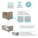 Ver imagem 5 de Quarto de Bebê Completo Berço Americano e Cômoda Permobili Baby Fendi/nature Permóbili Baby Comoda C