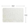 Tapete Peludo 1,50 x 2,00 Branco Sala Quarto Macio Felpudo - 4