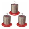 Comedouro Aves Galvanizado Prato Plástico 3kg ( 3 Unidades ) - 1