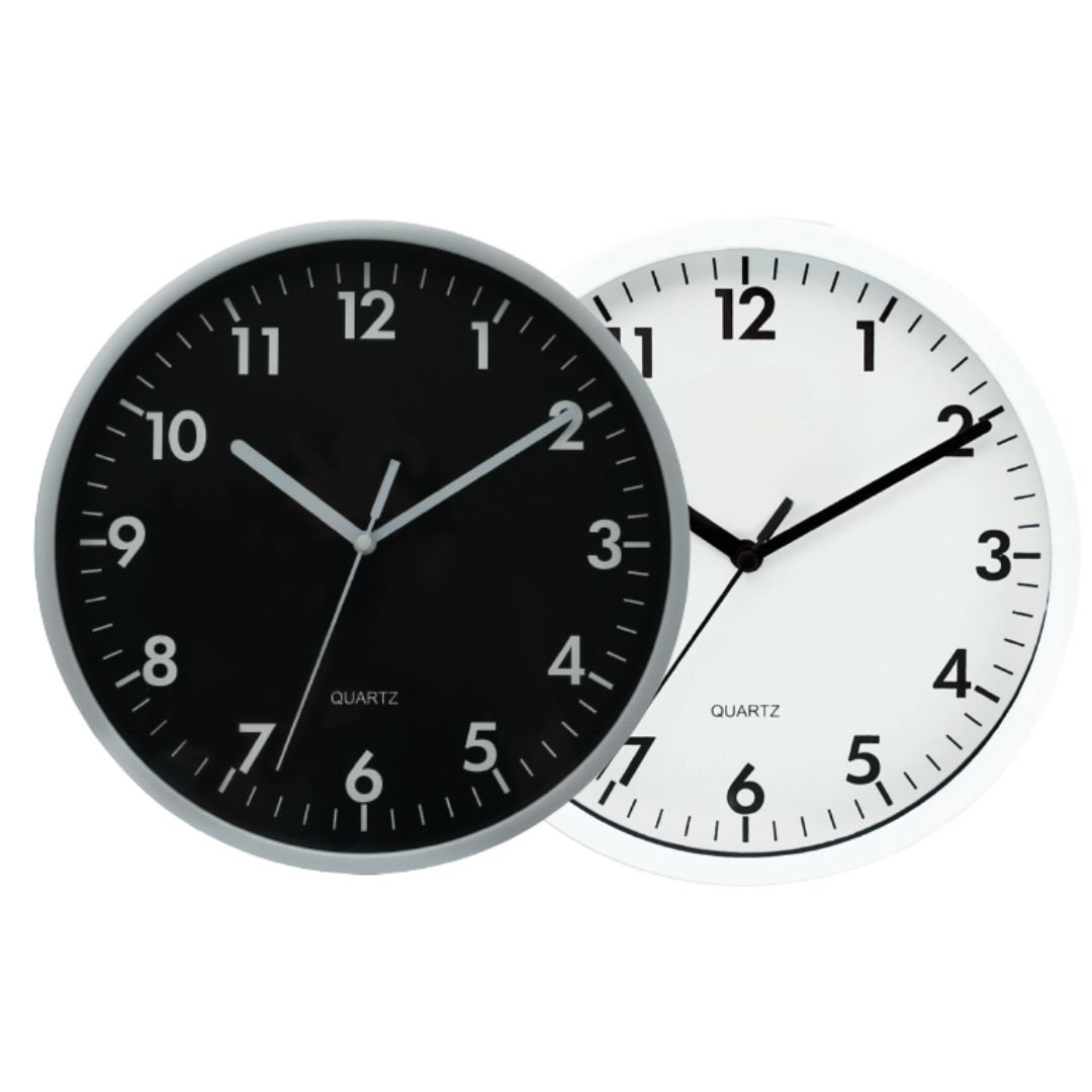 Relógio de parede Yazi 25cm:Branco - 2