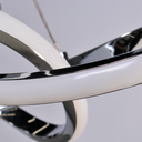 Ver imagem 4 de Lustre Pendente Taschibra Dubai 15w Led 25cm Luz Quente 3000k Bivolt Cromado