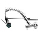 Ver imagem 5 de Torneira Cozinha Gourmet Parede Gatilho Spray Cromada