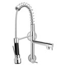 Ver imagem 1 de Torneira Cozinha Gourmet Parede Gatilho Spray Cromada