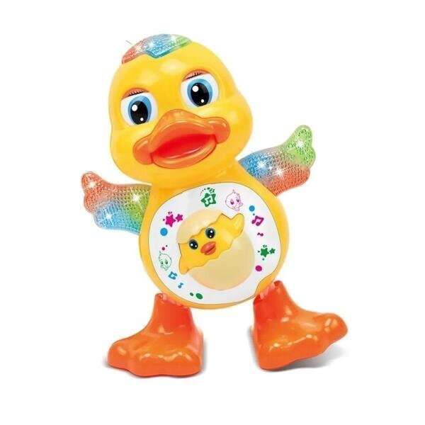 Brinquedo Infantil Pato Musical Dança Luz E Som