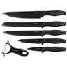 Kit com 5 Jogos de Facas em Aço Inox e Descascador Bahamas Caerus Home Cada Kit Possui 6 Peças - 1