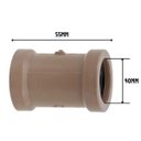 Ver imagem 2 de Luva de Correr 40mm Pvc Encanamento Conexão Kit 10 Un
