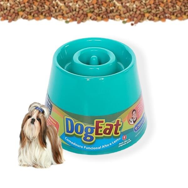 Comedouro Alto E Lento Cães Pequeno Porte Dogeat P Pet Games - 2