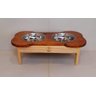 Comedouro Duplo Elevado Para Cães De Pequeno Porte - Osso P2 - 5