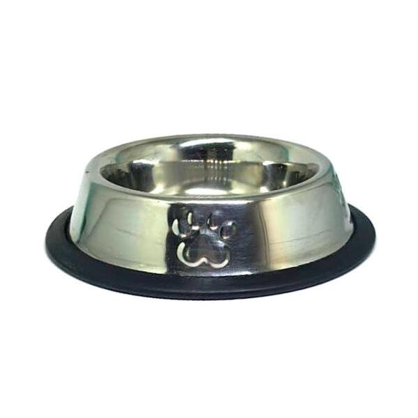 Comedouro Inox Para Gatos 240Ml 2 Unidades - Prateado