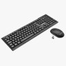 TECLADO E MOUSE SEM FIO HOOPSON TPC-070KW PRETO - SEM PILHAS - 2