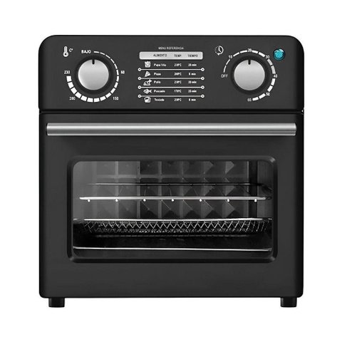 Forno Elétrico com Função de Fritadeira a Ar Bancada 10L 1000W Preto 220V