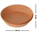 Ver imagem 2 de [50 Unidades] Formas Descartáveis para Assar Cozinhar Antiaderente para Airfryer