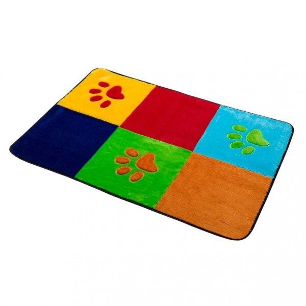 Passadeira Retangular Infantil Premium Patinhas Isadora Design - 1
